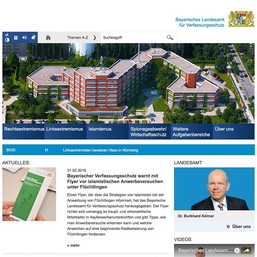Bayerisches Landesamt für Verfassungsschutz — auf Basis des Standardmandanten